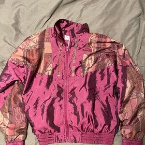 Avon Burgundy and Tan Jacket